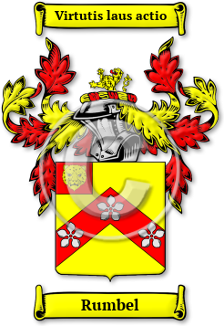 Rumbel Family Crest Download (jpg) Legacy Series - 150 DPI