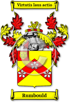 Rumbould Family Crest Download (jpg) Legacy Series - 150 DPI