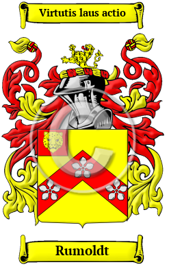 Rumoldt Family Crest/Coat of Arms