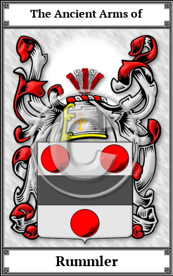 Rummler Family Crest Download (JPG) Book Plated - 600 DPI
