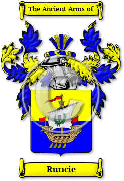 Runcie Family Crest Download (jpg) Legacy Series - 150 DPI