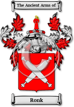 Ronk Family Crest Download (jpg) Legacy Series - 150 DPI