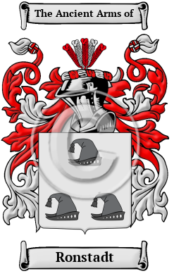 Ronstadt Family Crest/Coat of Arms