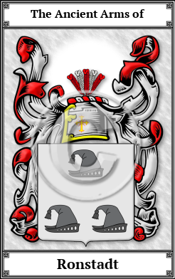 Ronstadt Family Crest Download (JPG) Book Plated - 600 DPI