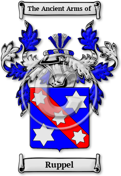 Ruppel Family Crest Download (jpg) Legacy Series - 150 DPI