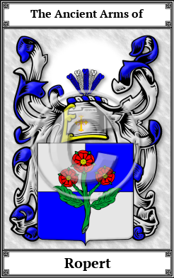 Ropert Family Crest Download (JPG)  Book Plated - 150 DPI