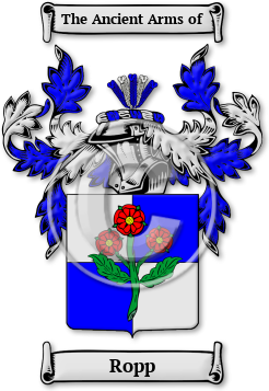 Ropp Family Crest Download (jpg) Legacy Series - 150 DPI