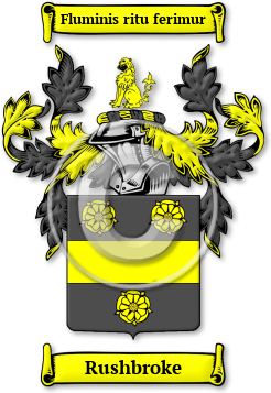 Rushbroke Family Crest Download (jpg) Legacy Series - 150 DPI