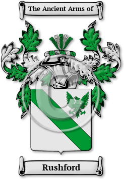 Rushford Family Crest Download (jpg) Legacy Series - 150 DPI