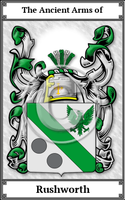 Rushworth Family Crest Download (JPG)  Book Plated - 150 DPI