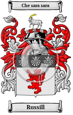 Russill Family Crest/Coat of Arms
