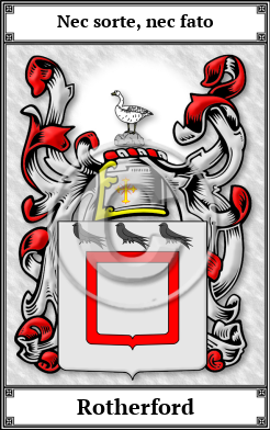 Rotherford Family Crest Download (JPG) Book Plated - 600 DPI
