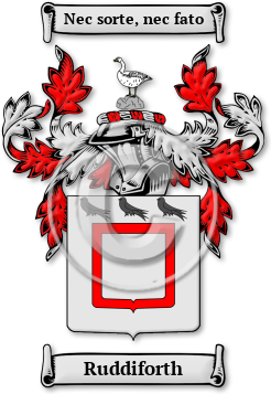 Ruddiforth Family Crest Download (jpg) Legacy Series - 150 DPI