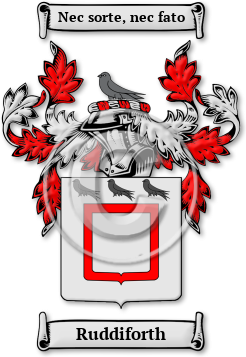 Ruddiforth Family Crest Download (jpg) Legacy Series - 150 DPI