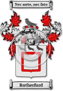 Rutherfurd Family Crest Download (JPG) Legacy Series - 300 DPI