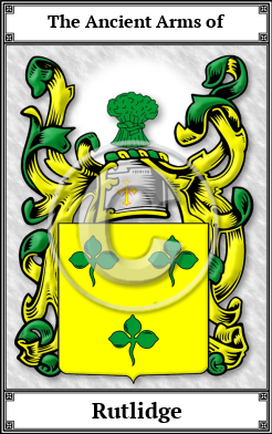 Rutlidge Family Crest Download (JPG) Book Plated - 600 DPI