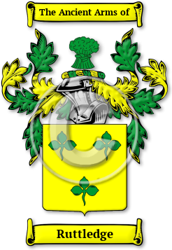 Ruttledge Family Crest Download (jpg) Legacy Series - 150 DPI