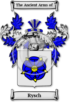 Rysch Family Crest Download (jpg) Legacy Series - 150 DPI