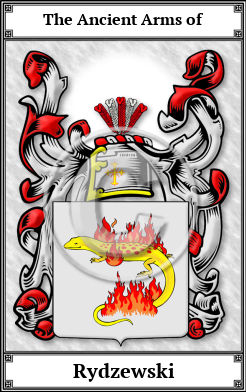 Rydzewski Family Crest Download (JPG)  Book Plated - 150 DPI
