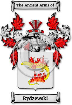 Rydzewski Family Crest Download (jpg) Legacy Series - 150 DPI