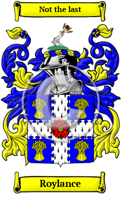 Roylance Family Crest/Coat of Arms