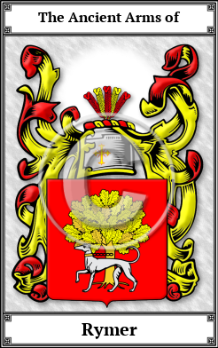 Rymer Family Crest Download (JPG)  Book Plated - 150 DPI