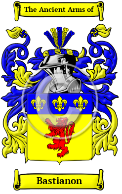 Bastianon Family Crest Download (JPG) Heritage Series - 300 DPI
