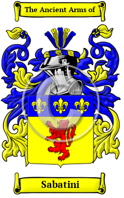Sabatini Family Crest/Coat of Arms