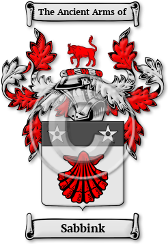 Sabbink Family Crest Download (jpg) Legacy Series - 150 DPI