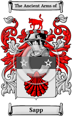 Sapp Family Crest Download (JPG) Heritage Series - 600 DPI