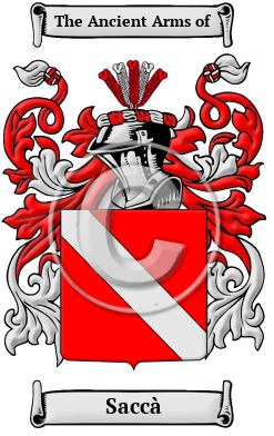 Saccà Family Crest Download (JPG) Heritage Series - 300 DPI