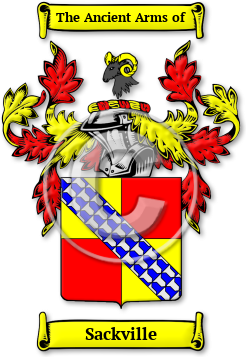 Sackville Family Crest Download (jpg) Legacy Series - 150 DPI
