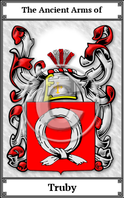 Truby Family Crest Download (JPG)  Book Plated - 150 DPI