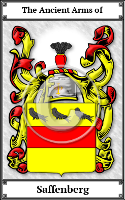 Saffenberg Family Crest Download (JPG)  Book Plated - 150 DPI