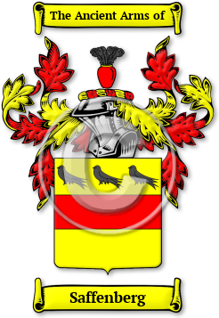 Saffenberg Family Crest Download (jpg) Legacy Series - 150 DPI
