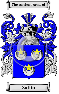 Saffin Family Crest Download (JPG) Heritage Series - 600 DPI