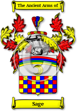Sage Family Crest Download (jpg) Legacy Series - 150 DPI