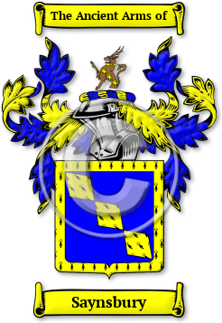 Saynsbury Family Crest Download (JPG) Legacy Series - 600 DPI