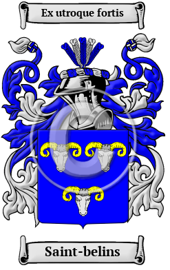 Saint-belins Family Crest/Coat of Arms