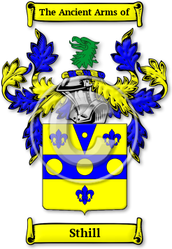 Sthill Family Crest Download (jpg) Legacy Series - 150 DPI
