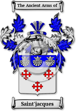 Saint'jacques Family Crest Download (JPG) Legacy Series - 600 DPI
