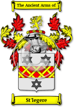 St'legere Family Crest Download (jpg) Legacy Series - 150 DPI