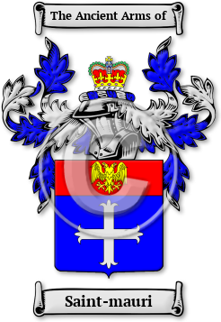 Saint-mauri Family Crest Download (jpg) Legacy Series - 150 DPI