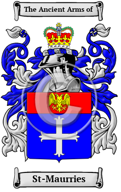 St-Maurries Family Crest Download (JPG) Heritage Series - 300 DPI
