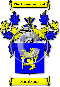 Saint-pol Family Crest Download (jpg) Legacy Series - 150 DPI