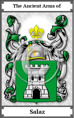 Salaz Family Crest Download (JPG) Book Plated - 600 DPI