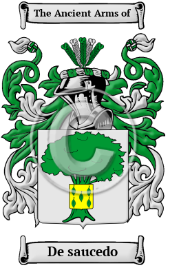De saucedo Family Crest/Coat of Arms