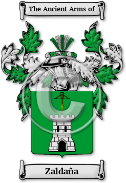 Zaldaña Family Crest Download (jpg) Legacy Series - 150 DPI
