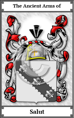 Salut Family Crest Download (JPG)  Book Plated - 150 DPI