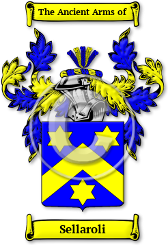 Sellaroli Family Crest Download (JPG) Legacy Series - 600 DPI